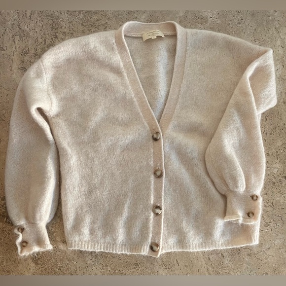 SEZANE Mia Mohair Wool Blend Cardigan - Picture 4 of 9